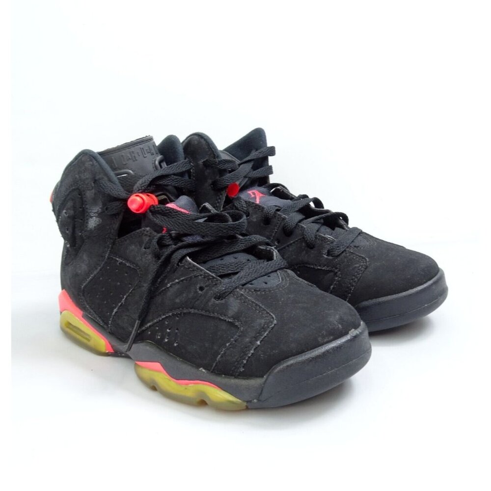 Nike Air Jordan 6 Retro Infrared Size 6.5Y Black Red 2014 GS No Box Youth